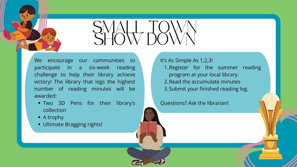 Small Town Show Down! Win prizes for reading!