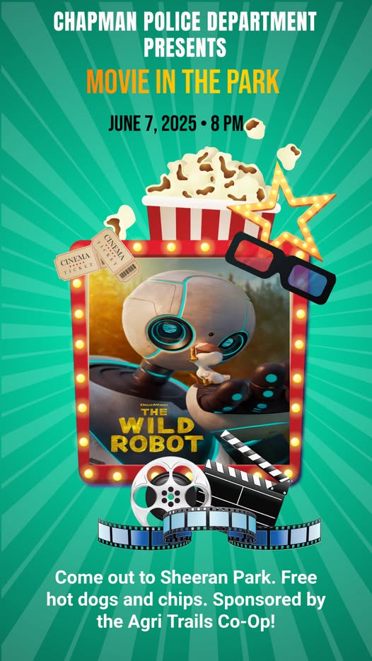 Movie In The Park June 7th 8pm