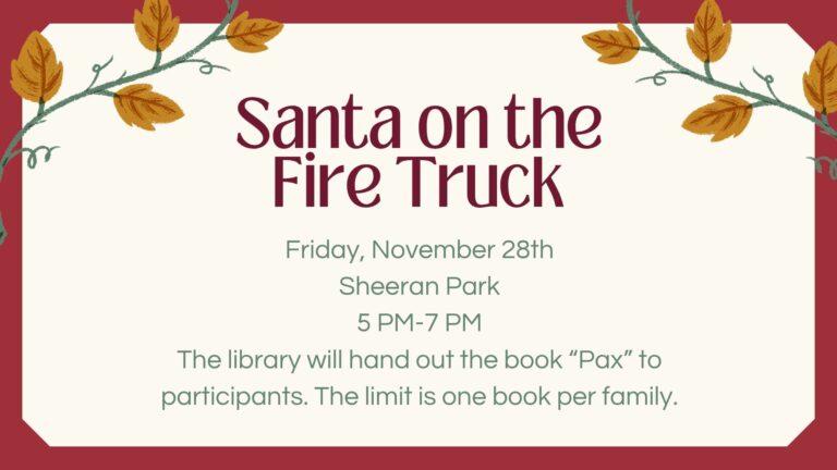 Santa on the Fire Truck