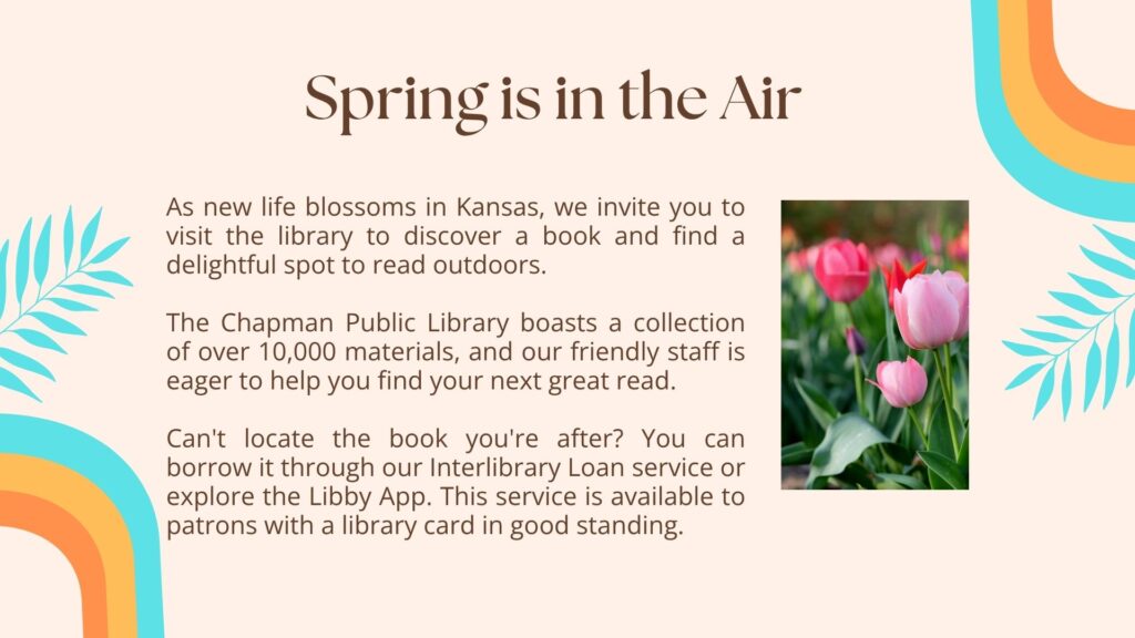 See what we have, use Interlibrary loan, or Libby app to find your next read
