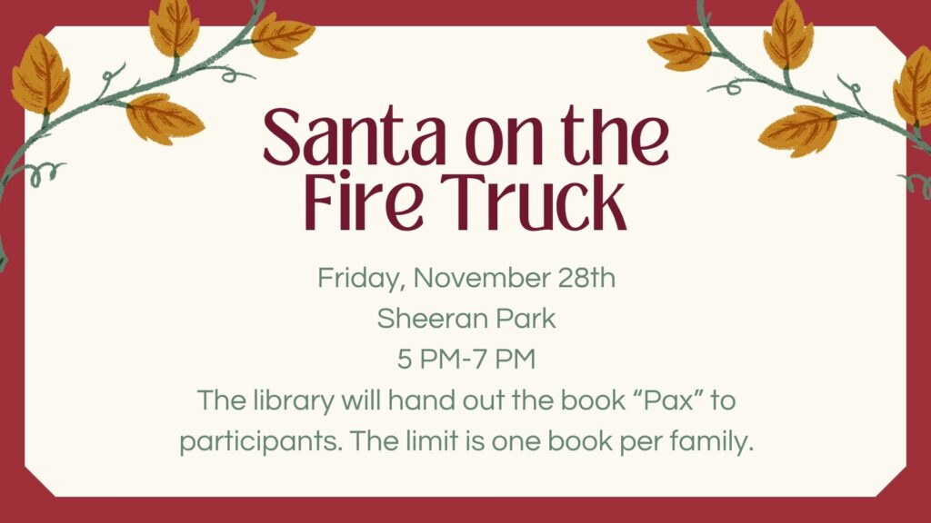 Santa on the Fire Truck