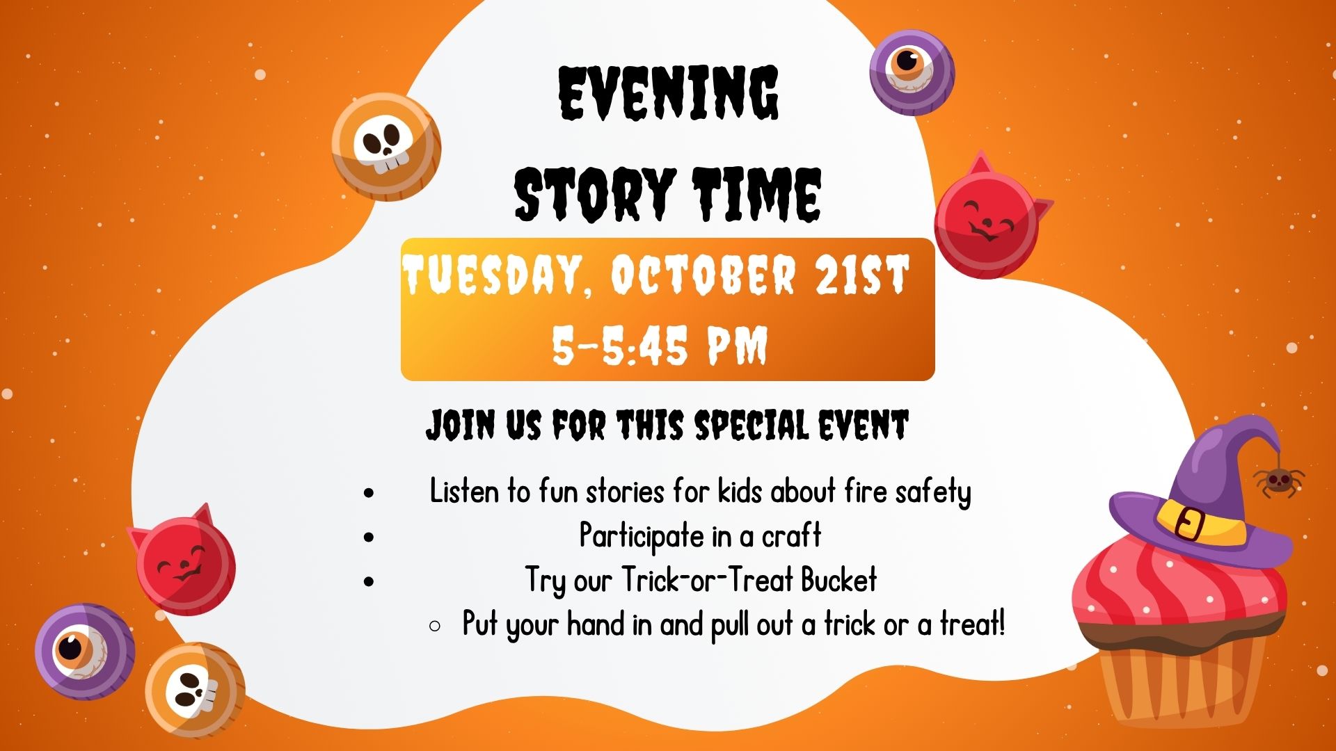 Evening Story Time Oct 21