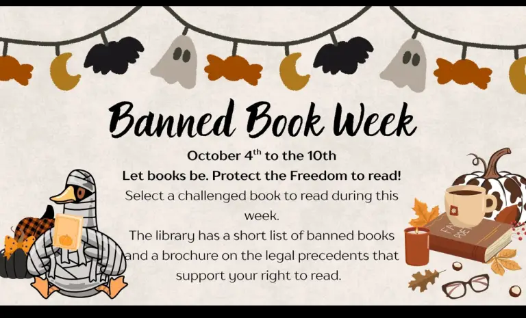 Banned Book Week Oct 4 to 10
