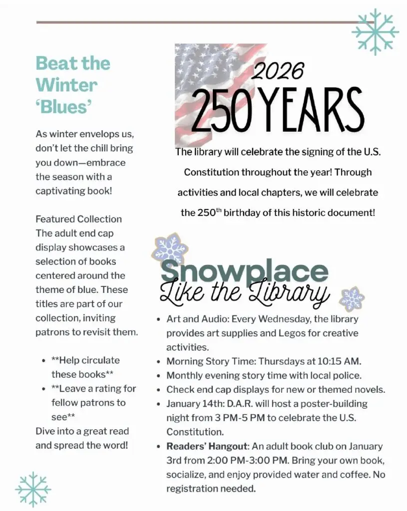 January 2026 Chapman Library Newsletter