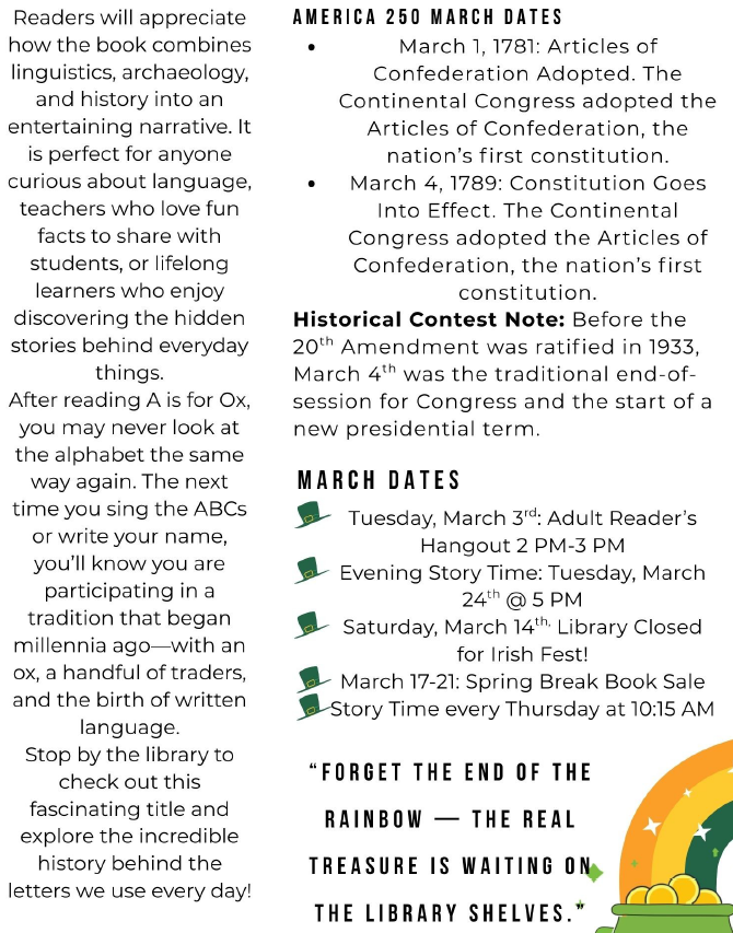 March Newsletter page 2