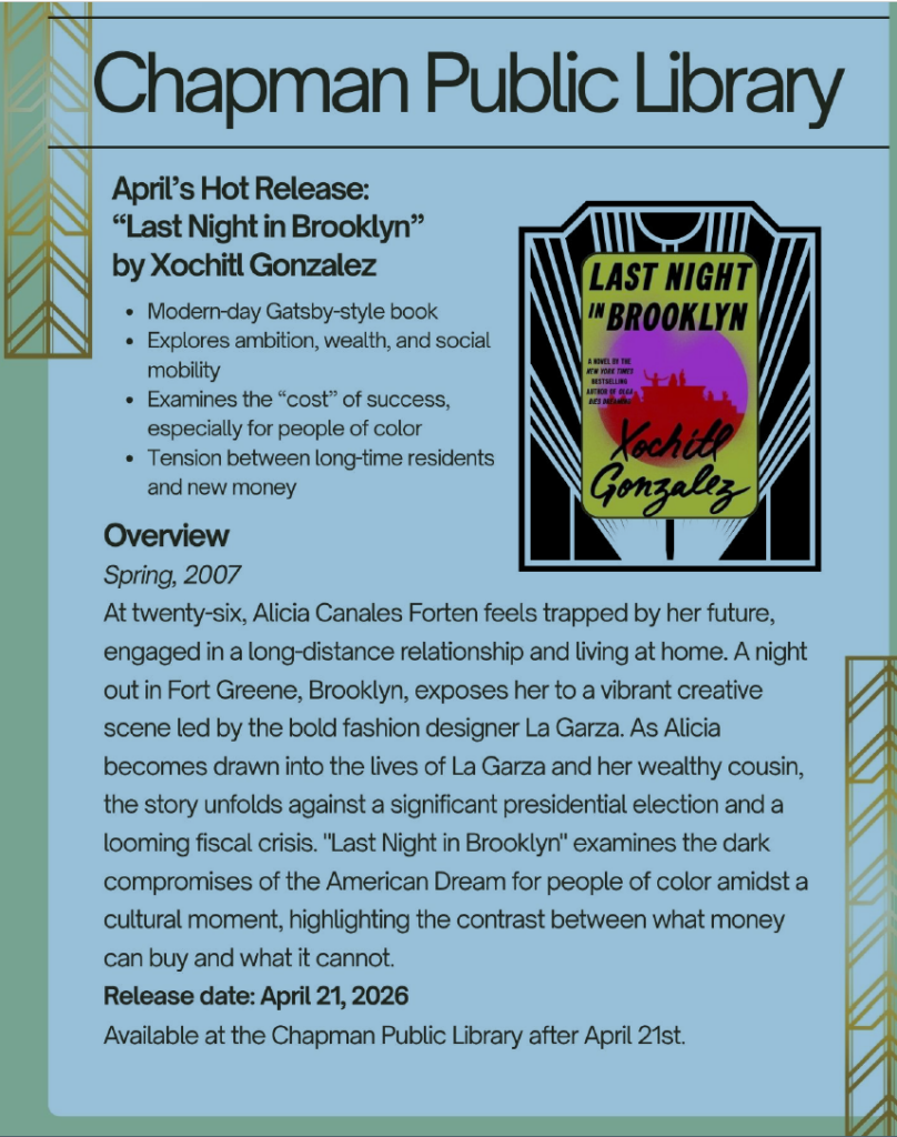 April Newsletter page 1