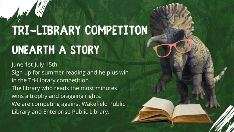 Compete with other libraries for reading in Summer Reading