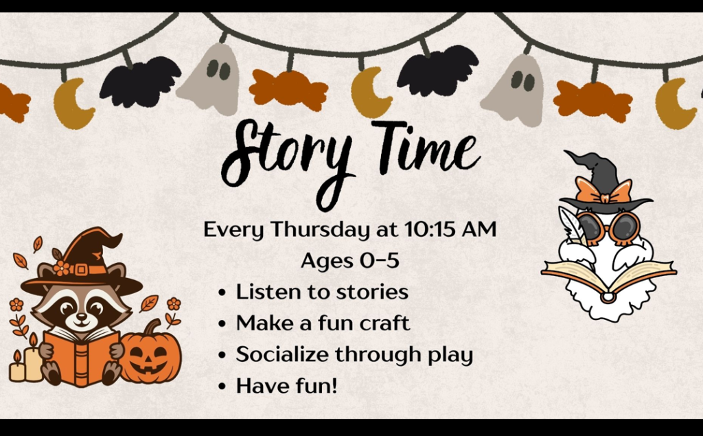 Story Time Every Thursday at 10:15 am